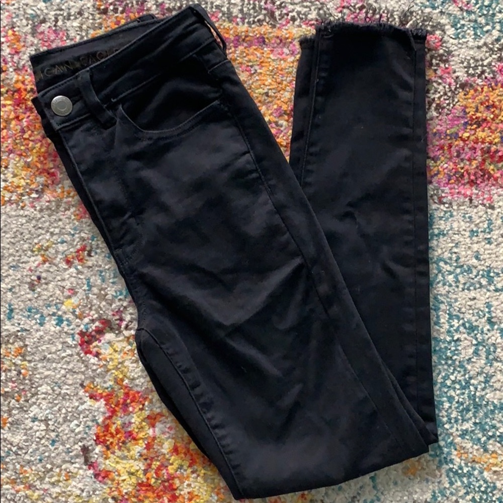 American Eagle Black Skinny Jeans